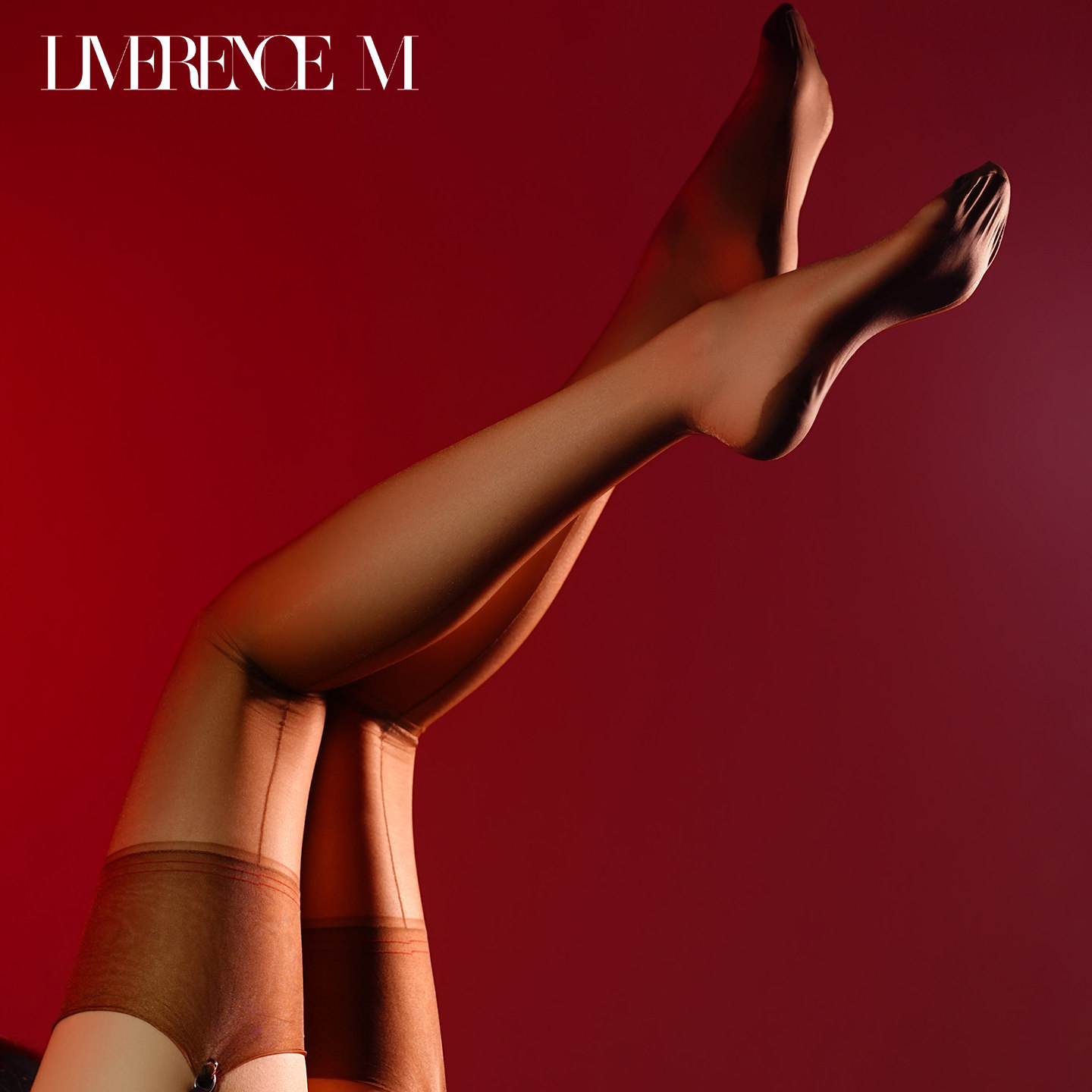 涞觅「摩登时代分体吊带丝袜」女薄款1D性感复古无弹力珠光连裤袜