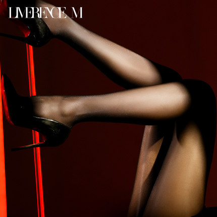 涞觅「霓虹2.0」深裆无缝裆丝袜女40D缎光油亮丝滑性感光泽连裤袜