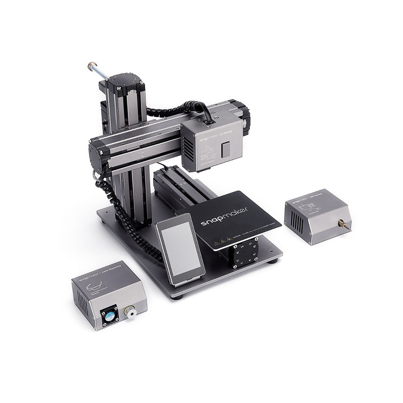 Snapmaker 初代 3D打印 激光雕刻 CNC切割多功能三合一3D打印机 diy套件桌面级高精度家用 学生教育三d打印机