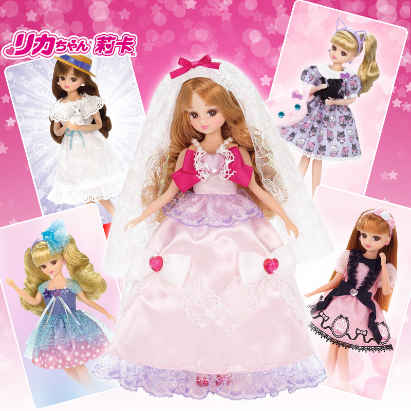 TOMY多美卡莉卡女孩公主娃娃