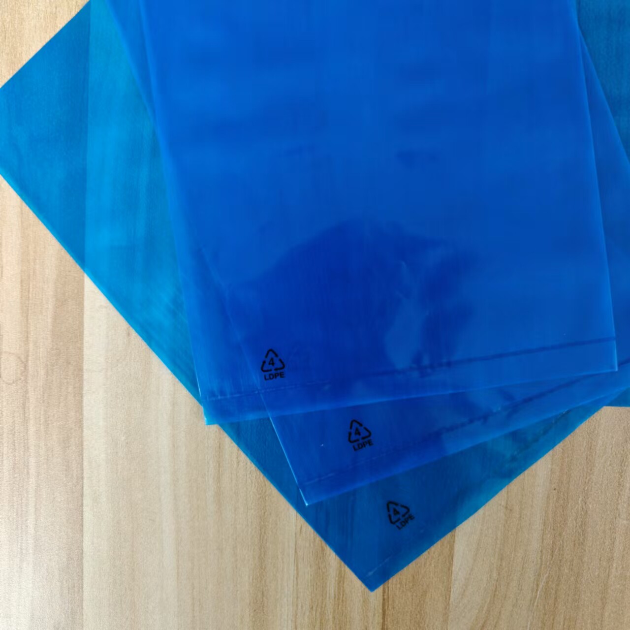 蓝色防静电袋印刷环保标志电子元器件包装袋可定做各种颜色厚度袋