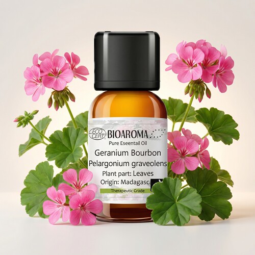 有机马达加斯加波旁天竺葵单方精油Geranium Bourbon香薰BIOAROMA