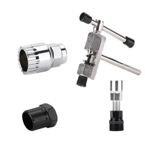 自行车中轴拆卸工具曲柄牙盘拆卸工具中轴套筒扳手拉马拆牙盘