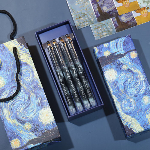 百乐新品梵高限定礼盒装p500笔