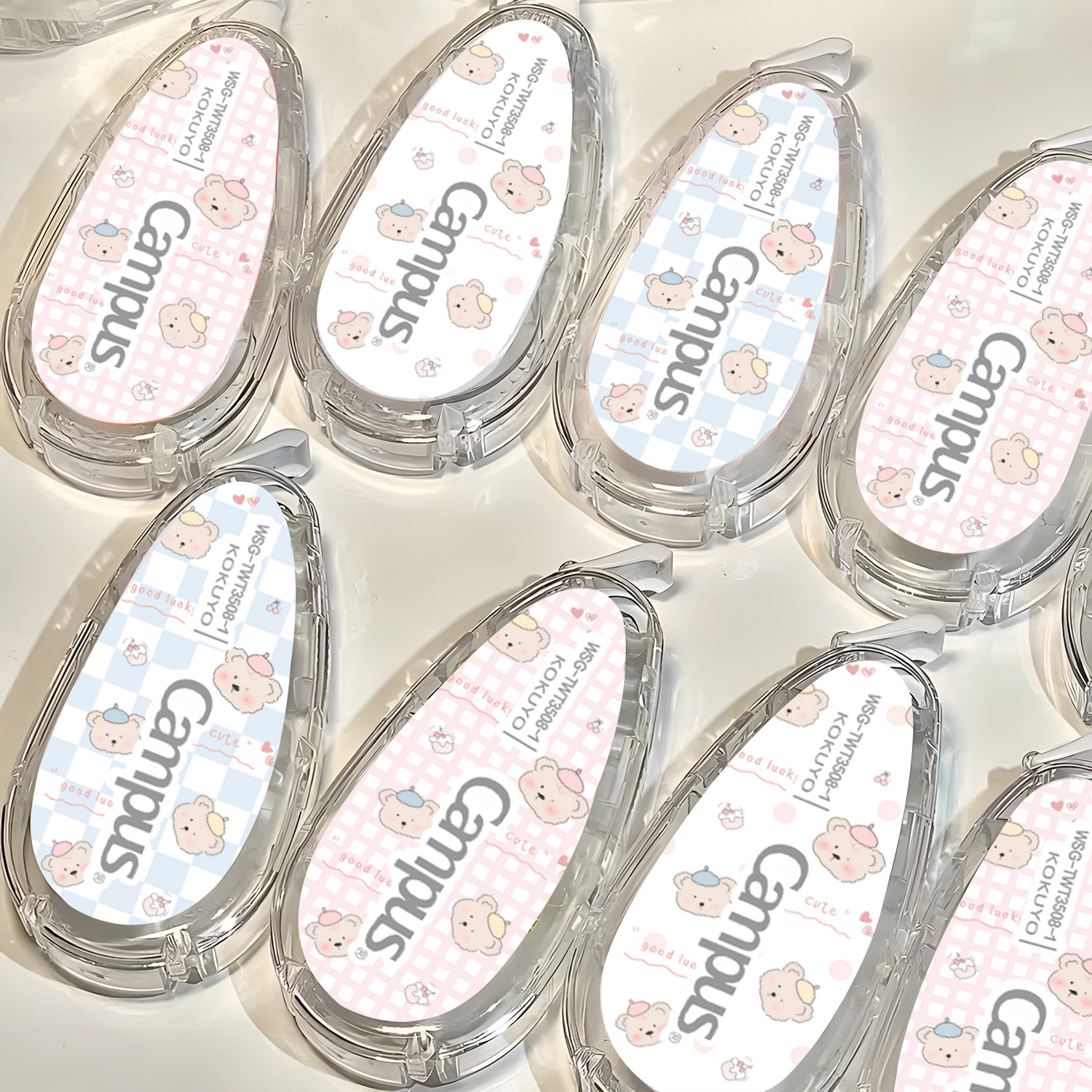 日本kokuyo国誉卡通小熊修正带