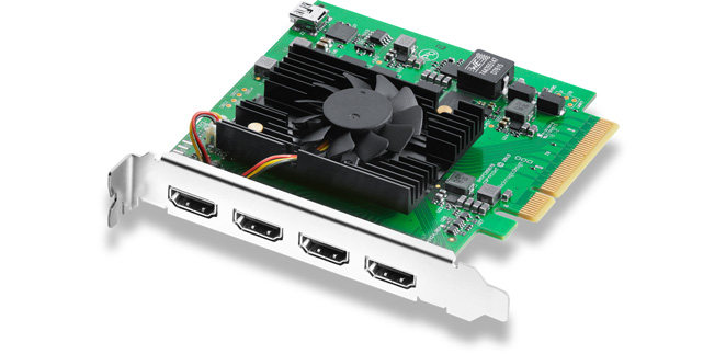 BMD采集卡 DeckLink Quad HDMI Recorder四路HDMI导播台直播图片