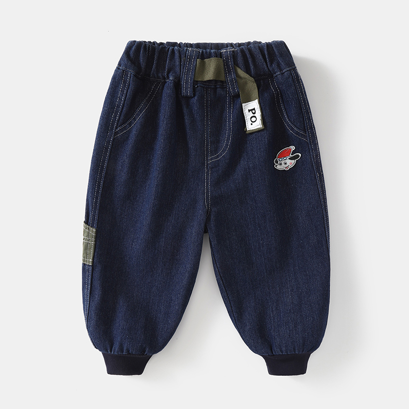 男童牛仔裤春装童装裤子炸街春季宝宝长裤儿童女童婴幼儿衣服潮童