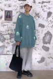 709-2-W302-P70春单人休闲全棉炫彩反光圆领上衣帅气百搭卫衣男，男装卫衣，星座709-2