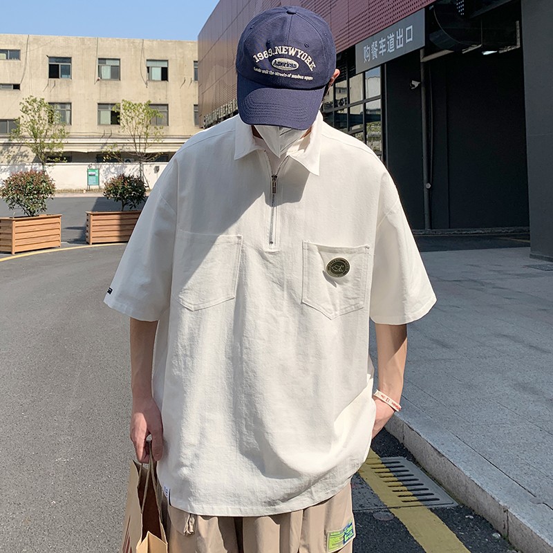 709-2-T1080-P50单人夏季情侣翻领poIo衫大码T恤学生日系,男装T恤,星座709-2