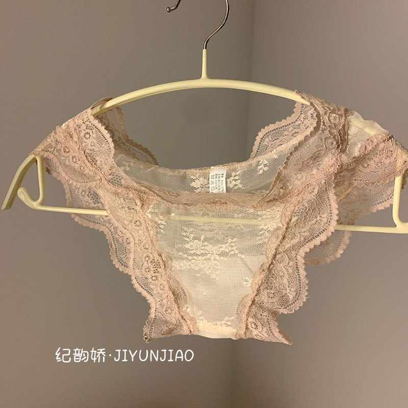纯欲蕾丝内裤女性感低腰秋冬季薄女三角裤
