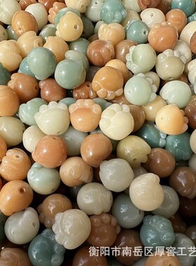 2026工厂直供菩提猫爪手串diy散珠配件文玩多炭烧菩提子配饰佛珠