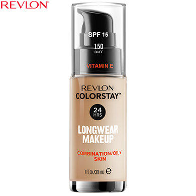 露华浓(Revlon)持久水润24小时保湿遮瑕控油粉底液不脱妆bb霜