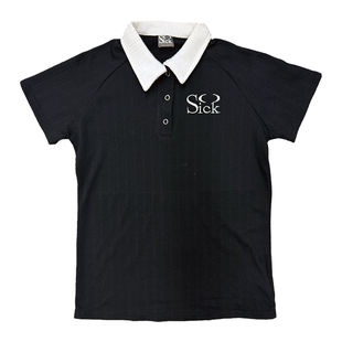 男女 SoSick25SS原创春夏系金属扣针织麻花纹刺绣高级感街拍POLO衫