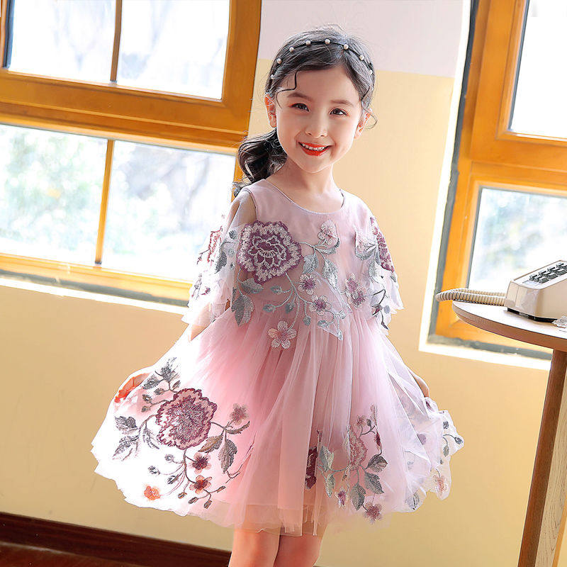 女童连衣裙夏2020新款超洋气小女孩公主裙蓬蓬纱儿童装夏季裙子潮
