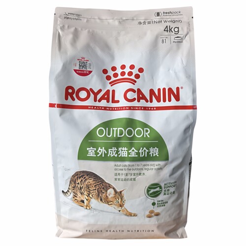皇家户外成猫全价粮4kg通用