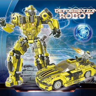 变形金刚擎天柱大机器人益智拼装玩具男孩子机甲生日礼物