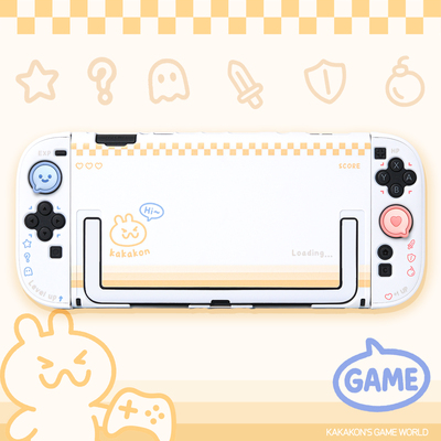 原创咔咔君switch2代OLED任天堂保护壳ns2游戏机分体硬壳配件简约