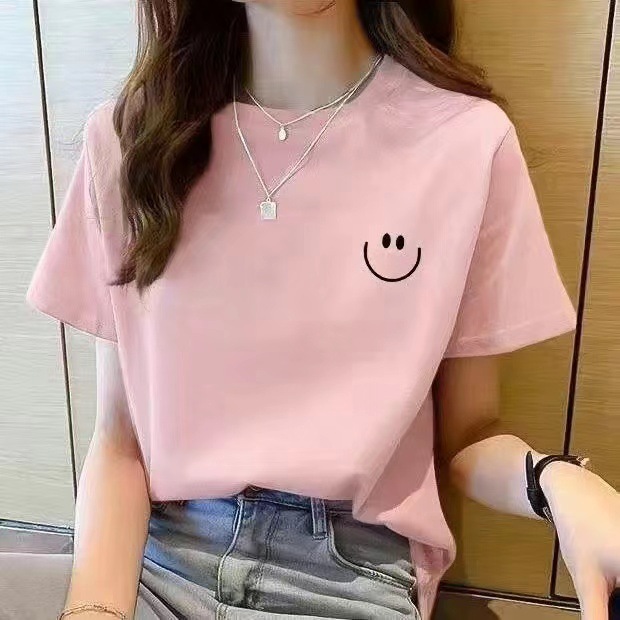 纯棉短袖t恤女2025新款夏季设计感显瘦遮肉体恤白色女装上衣ins