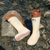 情侣男女款 男 雨鞋 厚底束水口加绒保暖雨靴户外钓鱼高筒防水鞋 新款