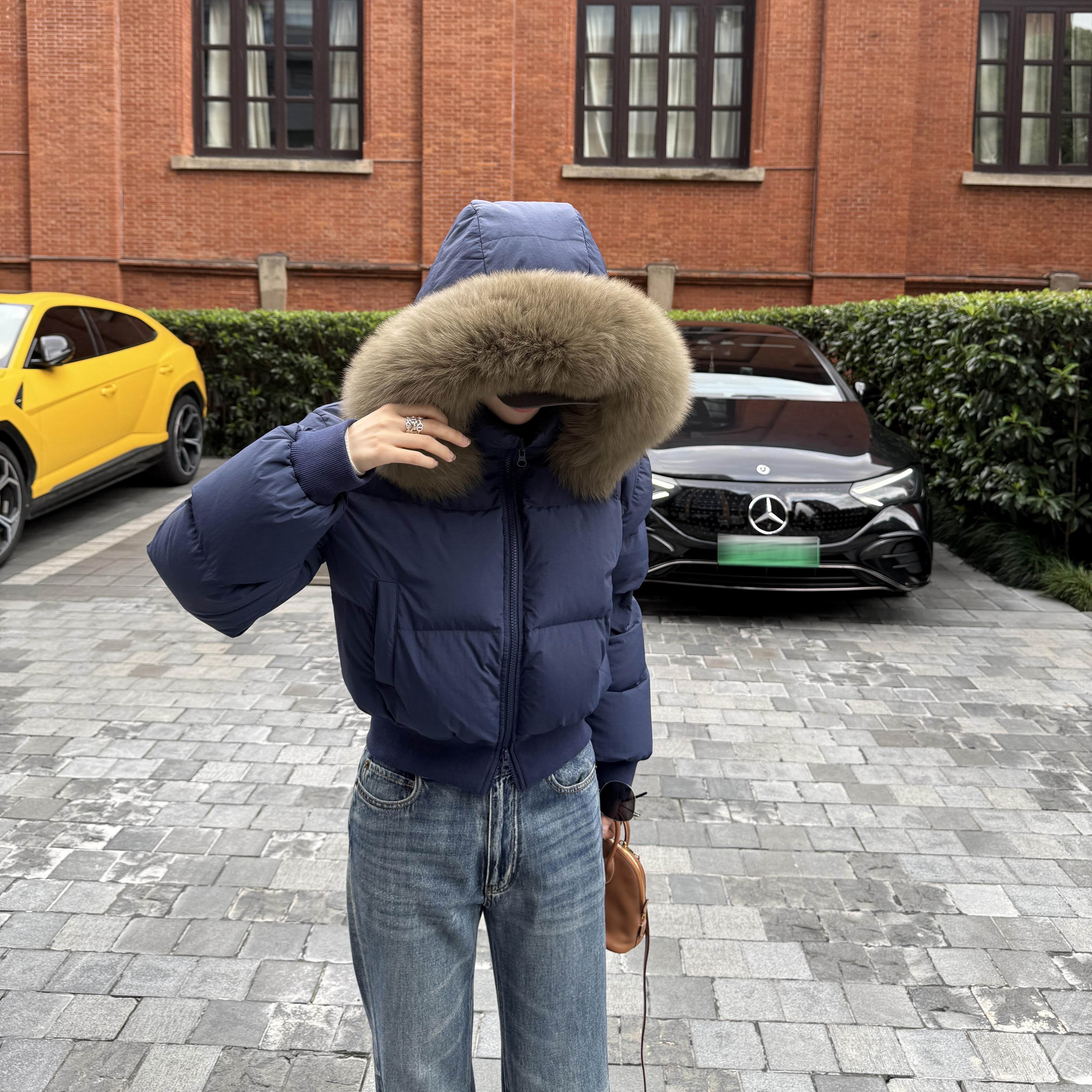 2026巨好看的外套短款羽绒服女冬季新款90白鸭绒加厚小个子收腰