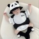 奥莱清仓新款 百天宝宝超萌洋气外出 儿婴熊猫包屁哈衣连体衣服夏季
