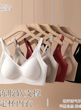 无钢圈软支撑文胸女小胸聚拢3/4罩杯无痕收副乳内衣B018