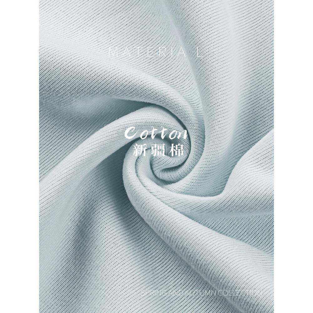 蓝色外套春女初韩系慵懒5风厚0卫衣BG-23-47春季开春穿搭早春加绒