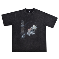 The heavy metal rock band Deafheaven's highly anticipated loose short-sleeved T-shirt features an American loose retro hip-hop style thumbnail 4