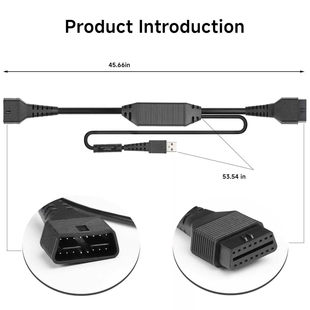元征X431DOIP协议转接线转换头适用PRO3S+V3.0线元征DIOP转接头