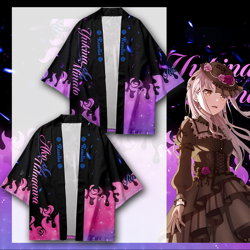 BanG Dream Roselia 凑友希那 应援法批羽织痛衣邦邦周边衬衫衣服