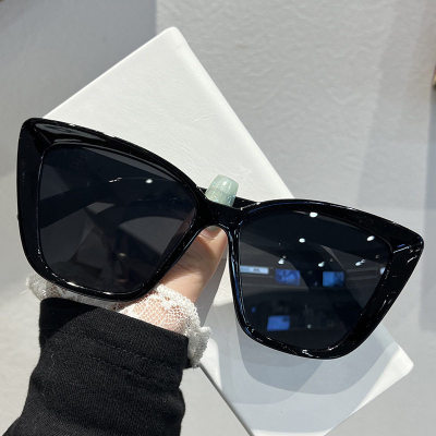 新款时尚欧美猫眼百搭太阳镜高级大框眼镜爆款墨镜