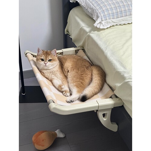 床边猫窝四季通用悬挂猫床猫咪吊床猫爬架式宠物窝稳固猫咪沙发