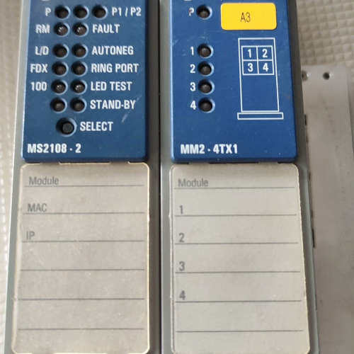 赫斯曼交换模块MM2-4TX1   MS2108-2，成色如