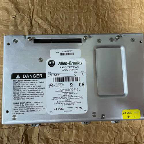 2711P-RP1 拆机95成新AB罗克韦尔触摸屏扩展模块，