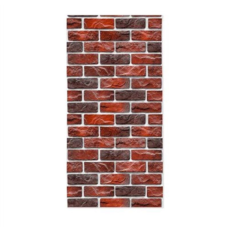 复古砖头墙纸自粘仿砖纹新中式墙贴纸红砖防水防潮砖块自贴墙壁纸