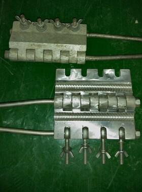 13-22mm4-10lT圆股钢丝绳7-24mm2-10T防扭钢丝绳多片螺栓型卡线器
