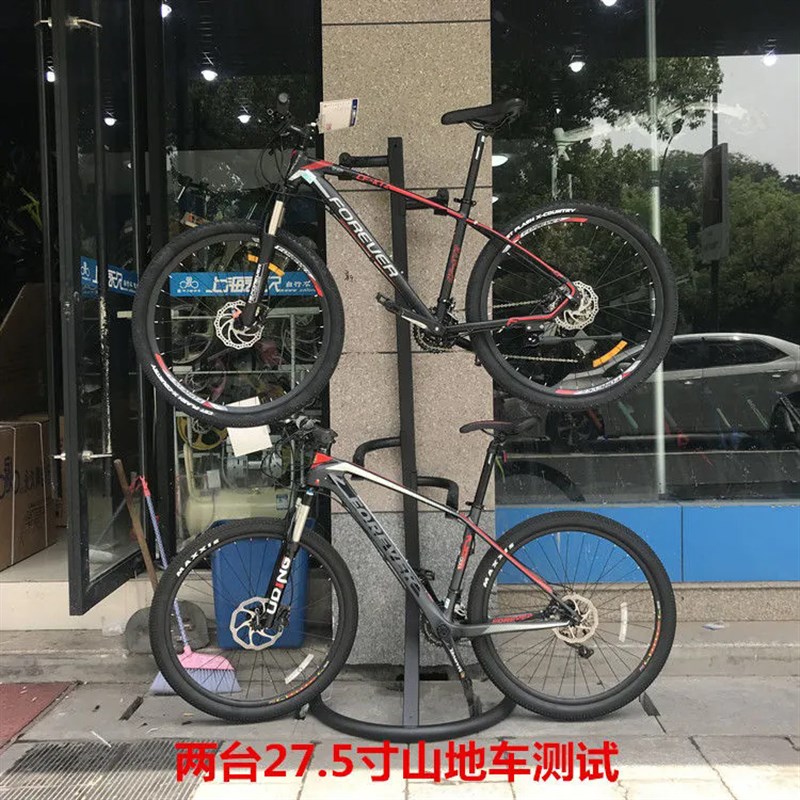 自行车靠墙壁挂架挂钩免打洞登A山车公路童车通用停车架展示架家