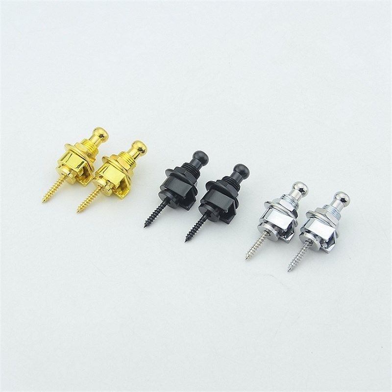 电吉他电贝司防滑背带钮背带扣背带锁 1对(2个)的价格