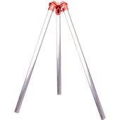 厂家起重救援h便携三o脚架简易手拉葫芦吊装 三角支架1吨2t