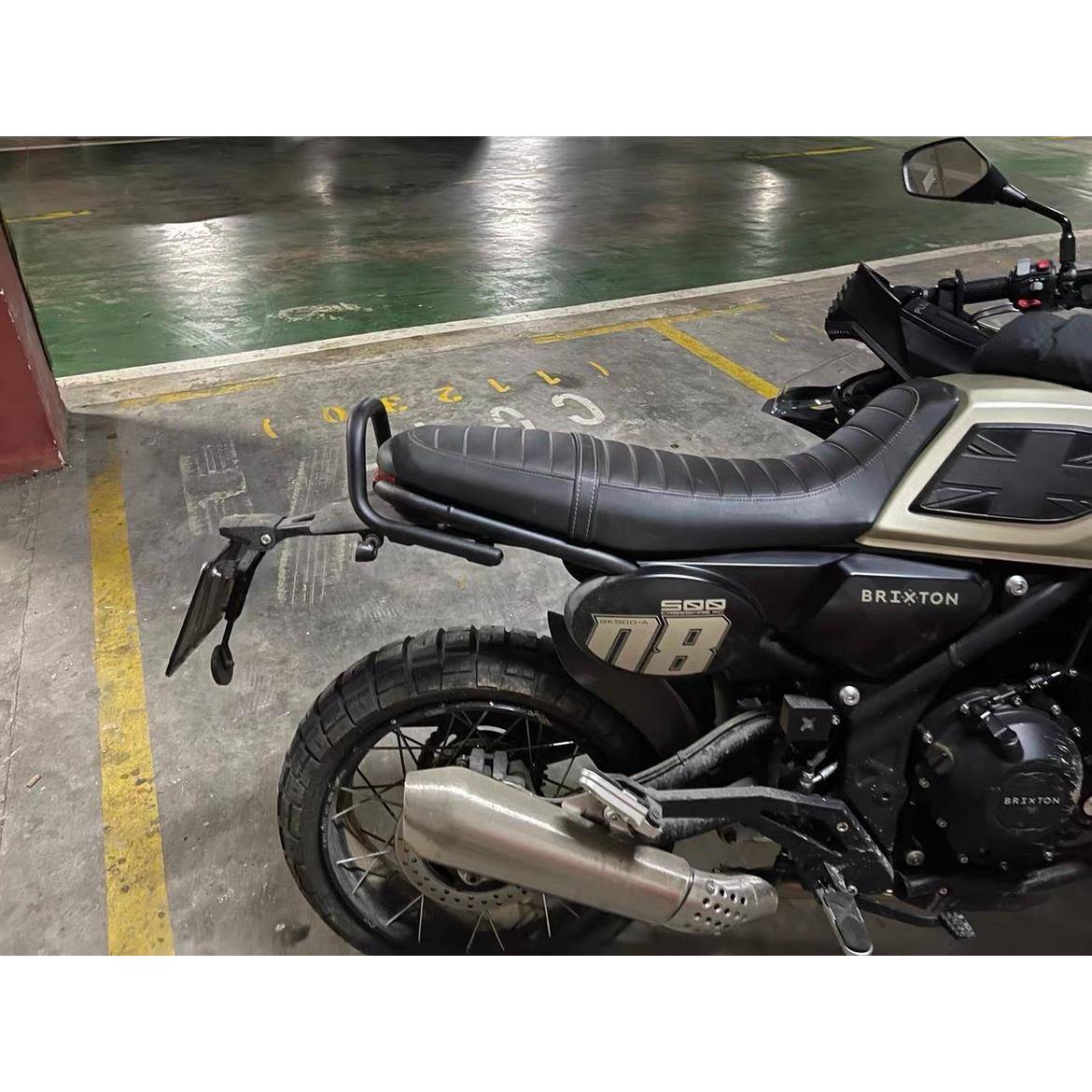 适用于高金500/高金400攀后尾架扶手 咖啡款后扶手 GK500后尾架