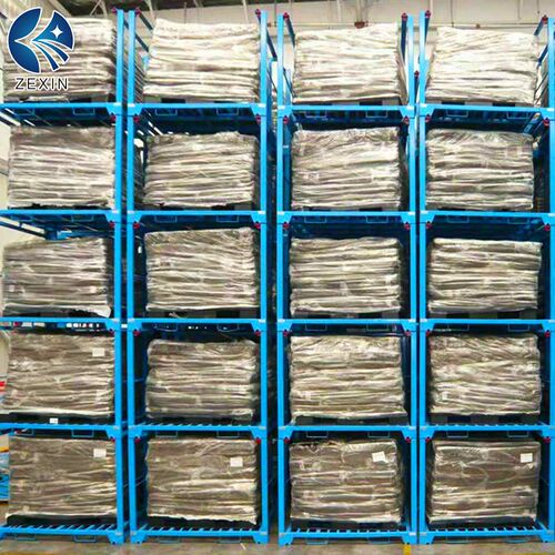 折叠式堆垛架重型仓库托盘仓储收纳储物J车间物料箱金属堆垛架