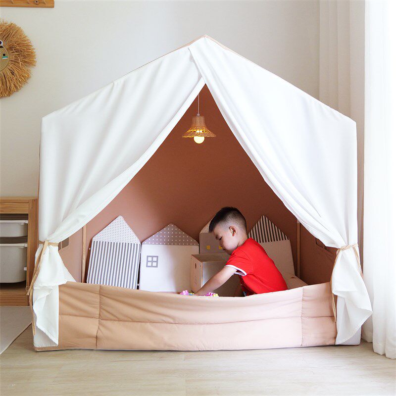 儿童帐篷室内超大游戏屋家用宝宝分床民宿亲子房帐篷小房子玩具屋