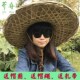 大号斗笠帽子男竹编制品草帽女防雨防晒钓K鱼尖头古风装 饰舞蹈道