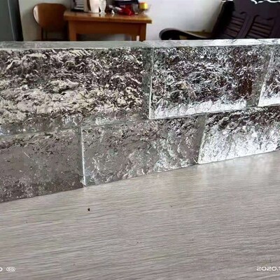 实心长条玻璃砖,热融砖,水晶砖,隔断,玄关,艺术玻璃