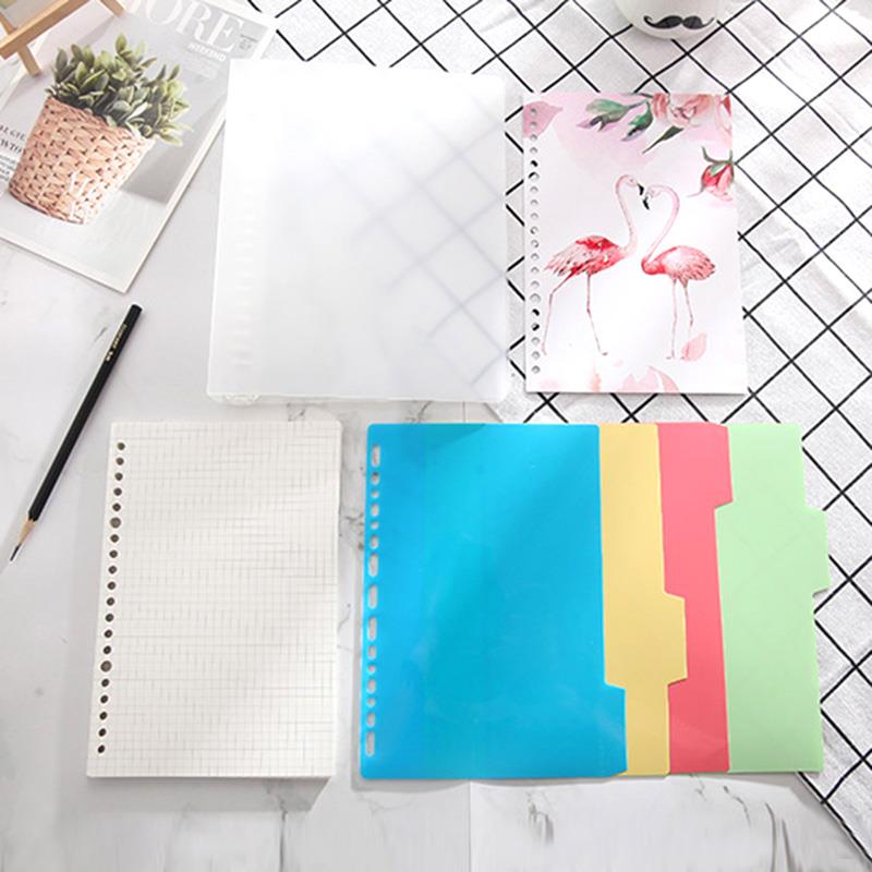 B5小清新活页本笔记本文具A5活动页可拆卸可拆线圈本子夹外壳扣环