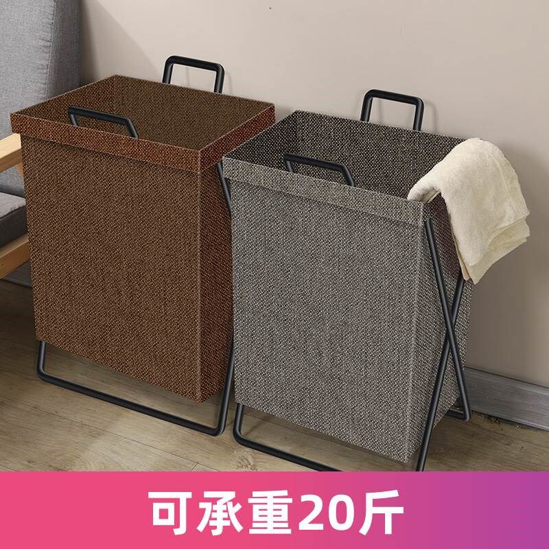 理发店毛巾收纳桶折叠脏衣篮家用脏衣服赃娄收纳收衣蓝筐胀篓子装