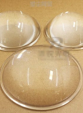 透镜手电筒聚光凸透镜玻璃4透镜平底透镜30强光O38光学玻璃头灯LE