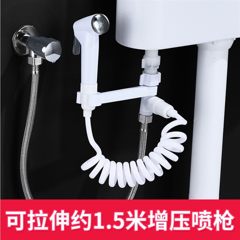 水箱家用卫生间感应节能蹲便器高压冲水箱厕所Q马桶大容量壁挂墙