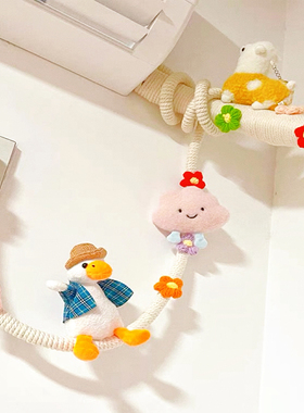 空调管子装饰遮挡燃气下水管道美化水管遮丑创意麻绳包空调线神器