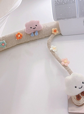 空调管装饰遮挡麻绳棉线水管天然气管道装饰美化花藤绳子装饰遮丑